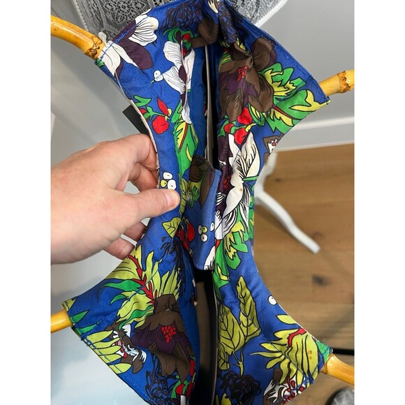 NWT New Tropical Handbag Bamboo Handle - Picture 6 of 9